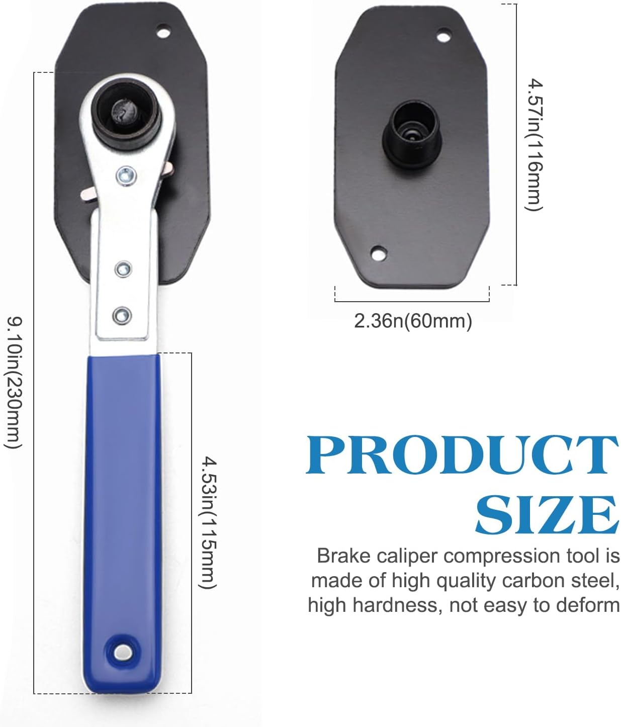 π₯ π 360Β° Rotating Ratchet Brake Caliper Tool