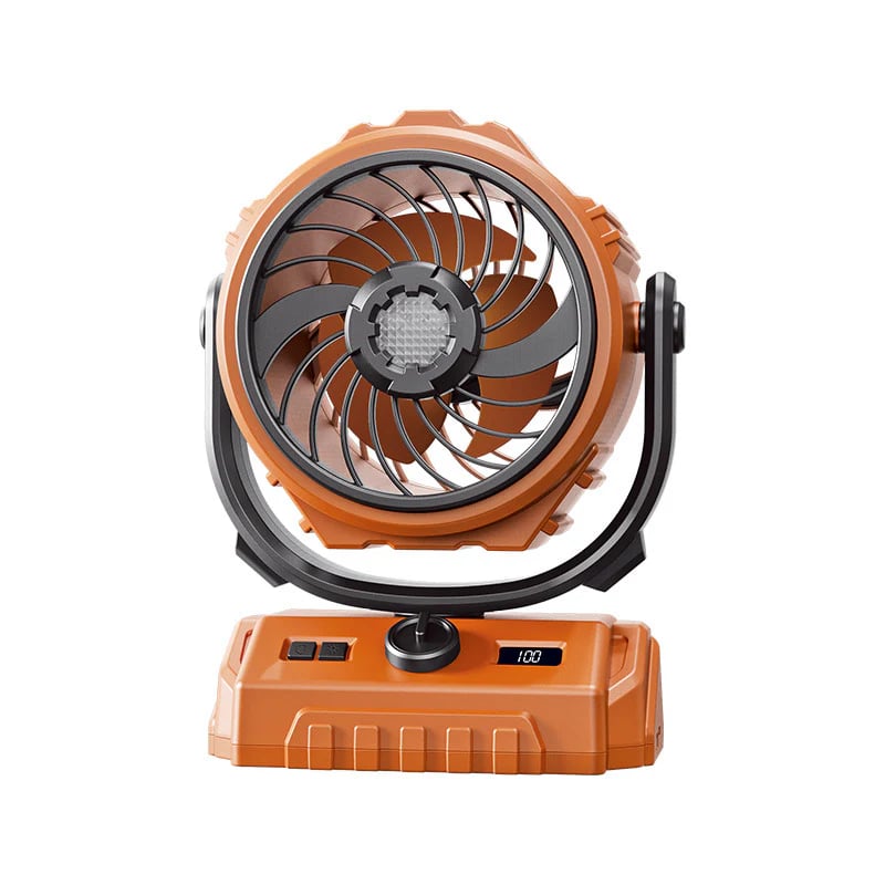 100-Speed Turbo Camping Fan β Rechargeable & powerful β Compact, quiet & long battery life β perfect for tents, RVs or outdoor workspaces πβΊβ¨