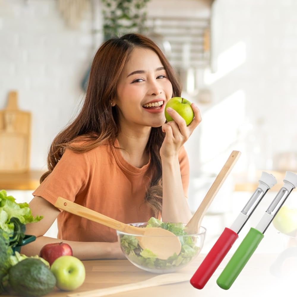 2-in-1 Stainless Steel Fruit Corer & Vegetable Peeler