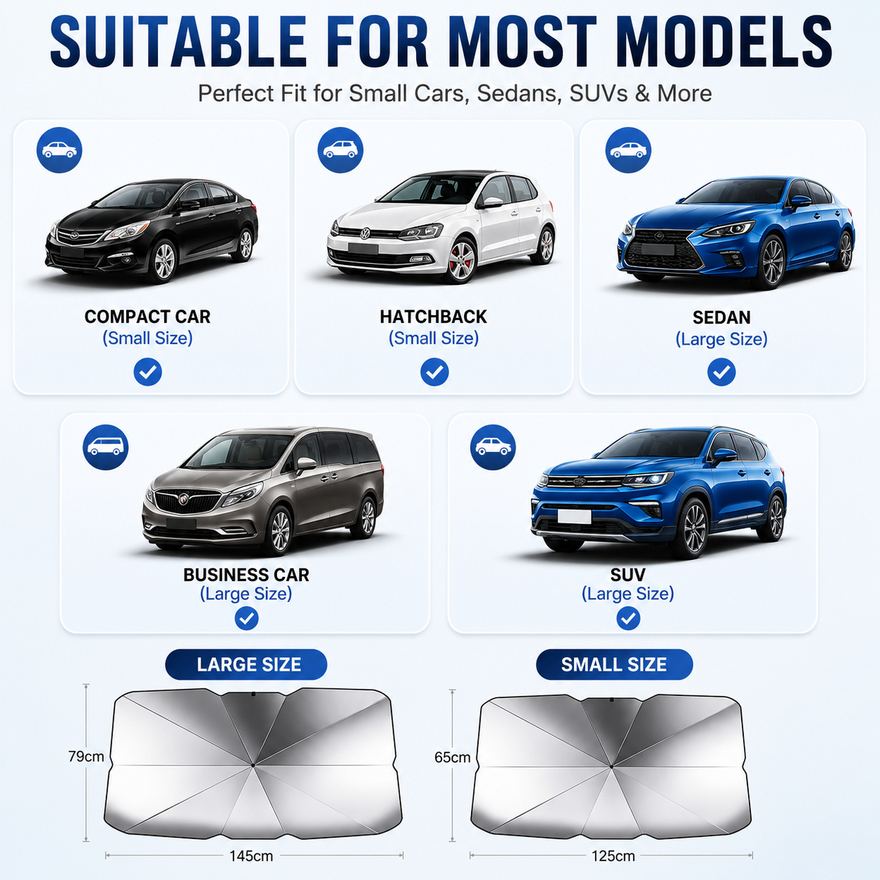 ☀️Summer Hot Sale 49% OFF !🚗 Foldable Car Window Sunshade – Blocks UV rays and heat – Protects the dashboard and interior 🛡️