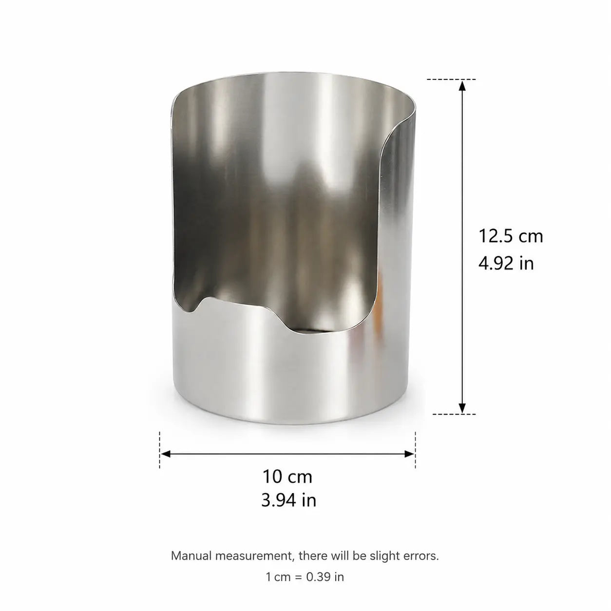 Thickened Stainless Steel Utensil Organizer โ Rust-Resistant Countertop Storage Holder