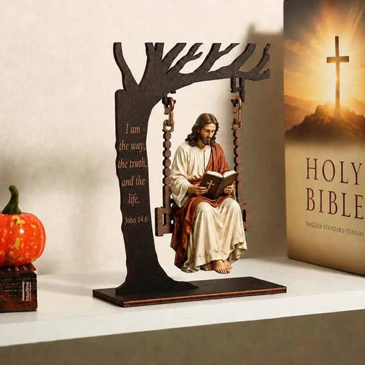 🔥Last Day 49% OFF - ✝️📚Christian Jesus Swing Ornament