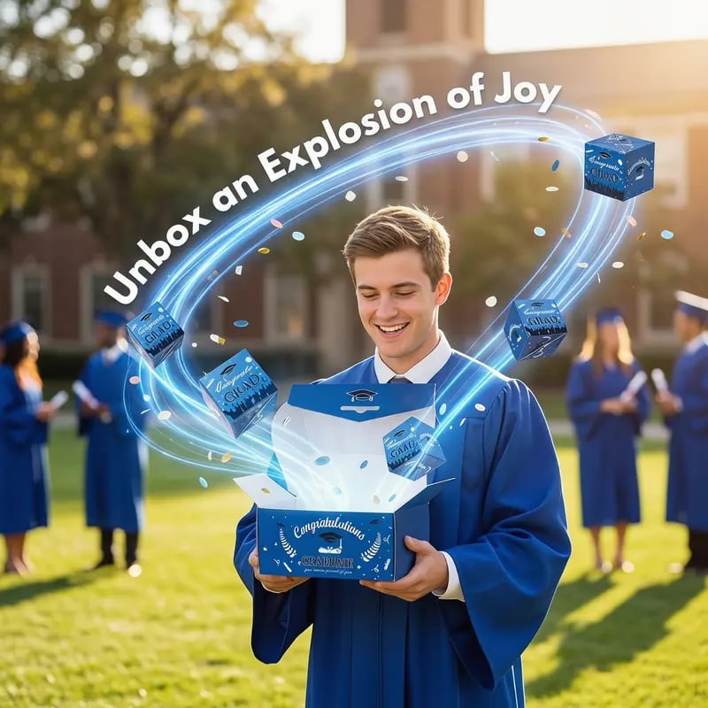 🎓🎁2026 Graduation Surprise Pop-Up Gift Box | Creative Folding Box✨