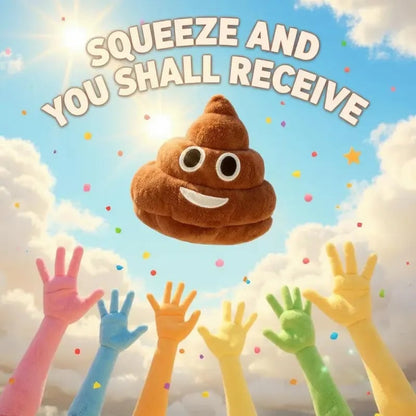 💥Funny  Poop Plush Toy – Makes Fart Sounds!💩