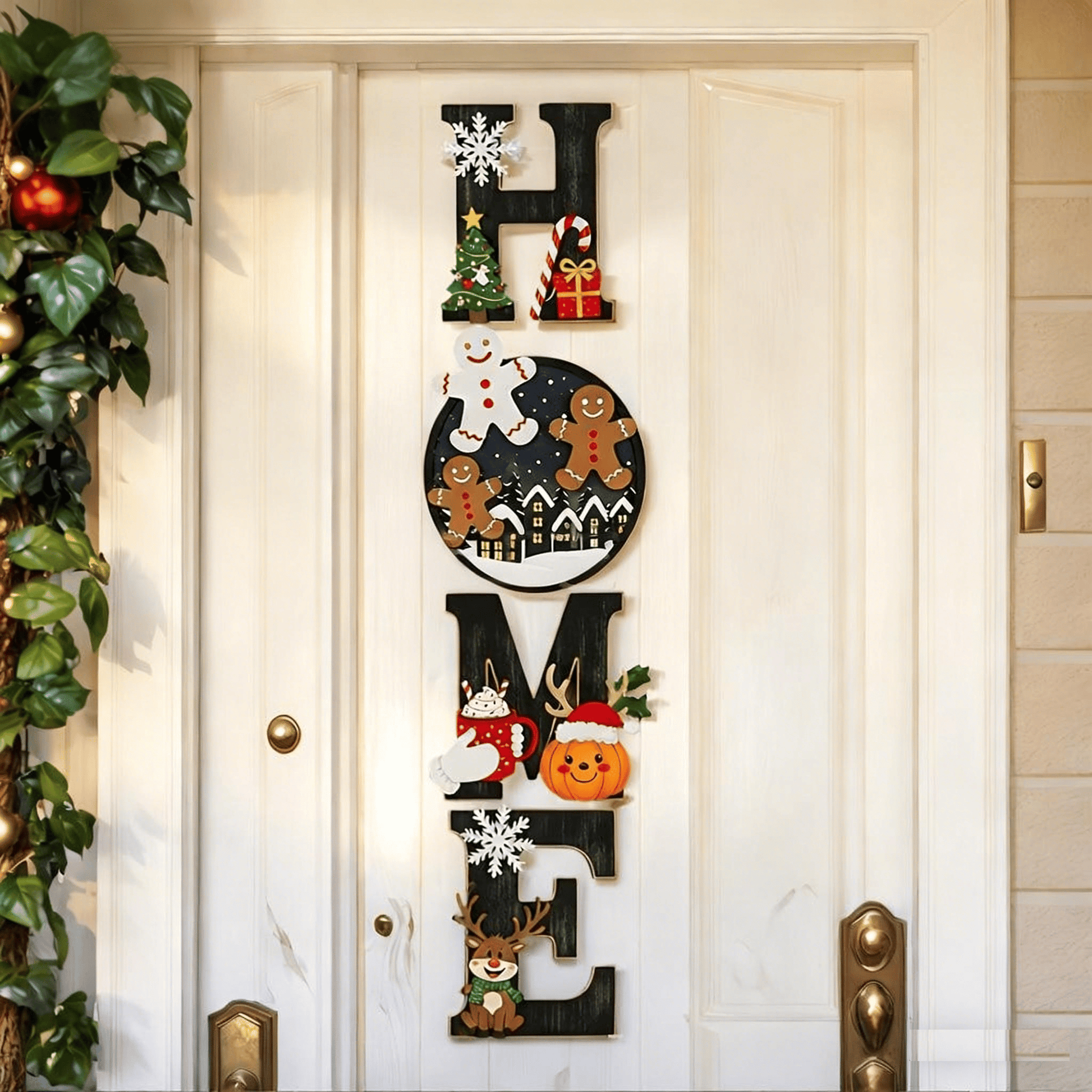 🎉Christmas Early Bird Discount 60%🏠Heritage Holiday HOME Sign🎄