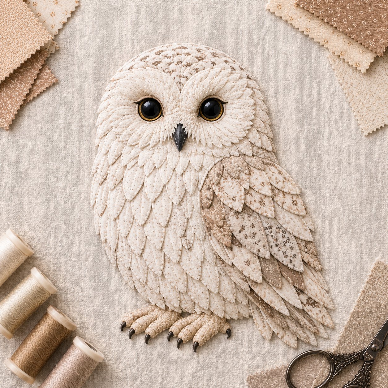 DIY Patchwork Bird Hanging Kit
