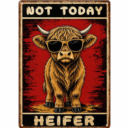 Funny highland cow farmhouse wall decor🐂
