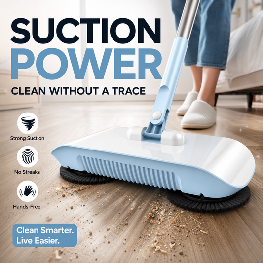 Smart Robot Vacuum Cleaner with Mop & Broom