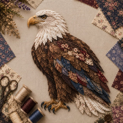 DIY Patchwork Bird Hanging Kit