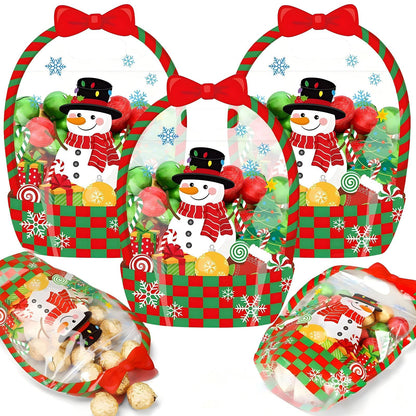 Halloween Goodie Bags Plastic Candy Gift Bags with Handle