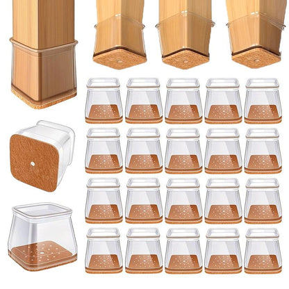 ✨ Universal Rubber Chair Leg Protectors - Suitable for all chair leg shapes, scratch-resistant and durable, the ultimate solution to protect your floors.