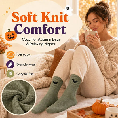 🔥🔥🔥Split price down to £2.17 each🎃Halloween Embroidered Crew Socks🧦