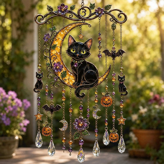 🎃Cast Rainbow Light with Gothic Halloween Wind Chimes! 🎃✨
