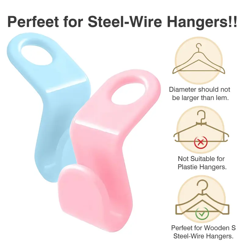 ✨Day Sale 49% OFF✨Space Saving Hangers Connector Hooks 20 Counts