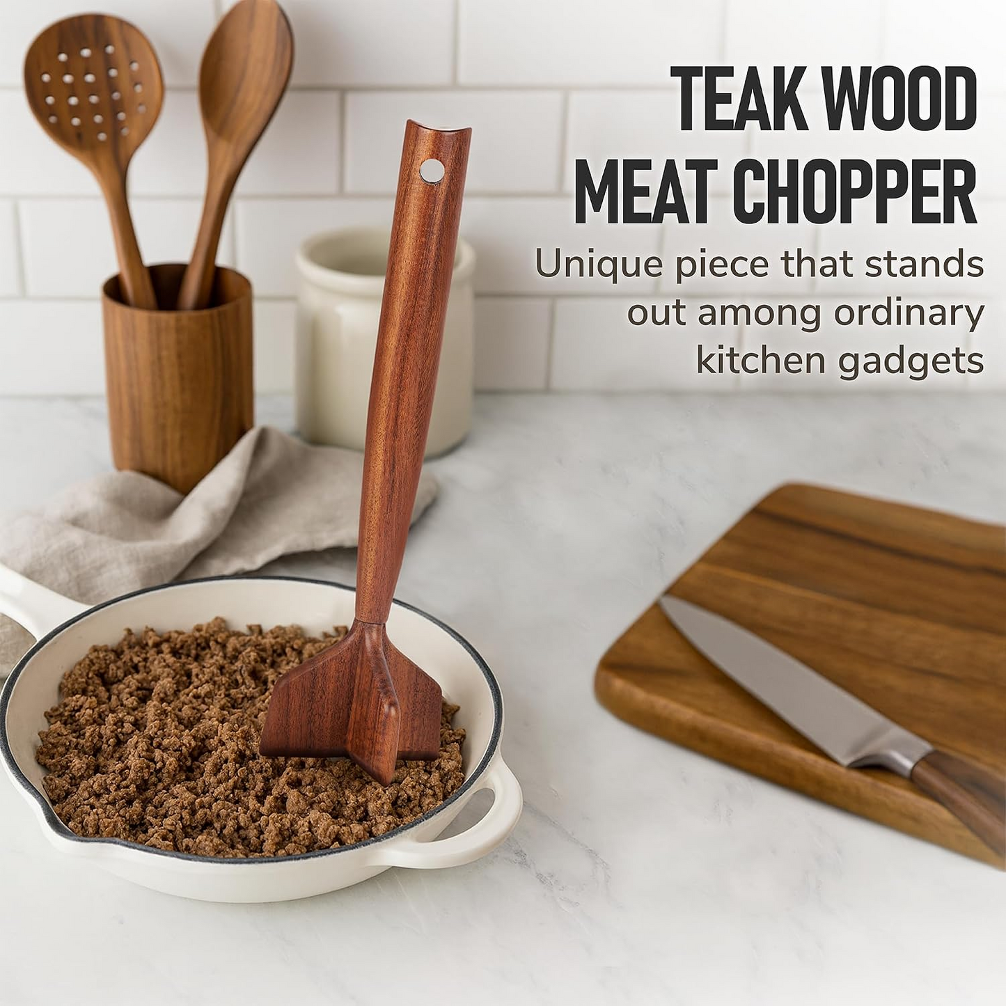 🔥Last Day 49% OFF🔥Teak Wooden Meat Chopper