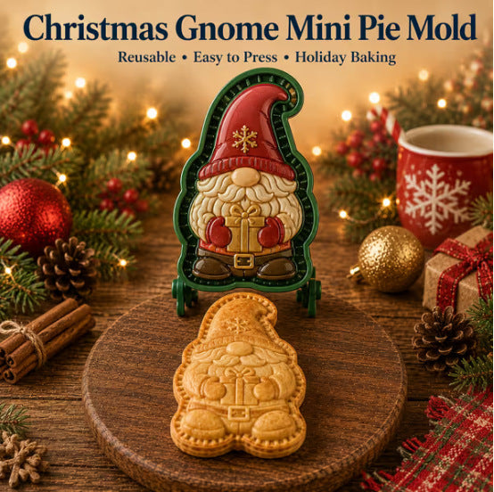 ⏳ Last Day 48% OFF – 🎄Christmas Mini Pie Mold Collection | Reusable Embossed Molds for Shaping Detailed Santa, Snowman, Reindeer, Tree & Holiday Pies 🥧✨