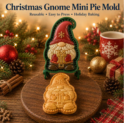 ⏳ Last Day 48% OFF – 🎄Christmas Mini Pie Mold Collection | Reusable Embossed Molds for Shaping Detailed Santa, Snowman, Reindeer, Tree & Holiday Pies 🥧✨