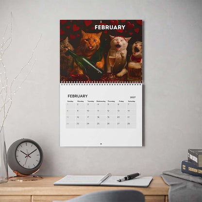 🍺🐱Drunk Cats 2027 Calendar