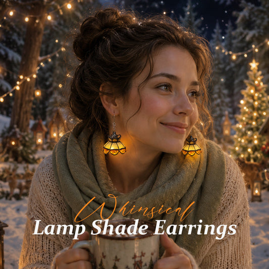 ✨ Whimsical Lamp Shade Earrings