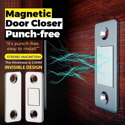✨Magnetic Door Closer Without Perforations