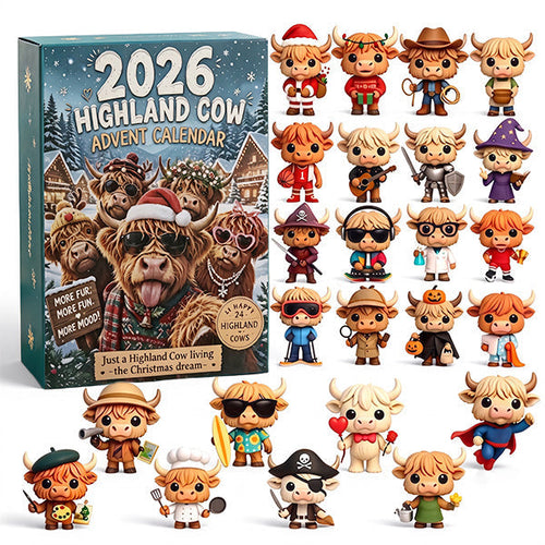 2026 Highland Cow Advent Calendar