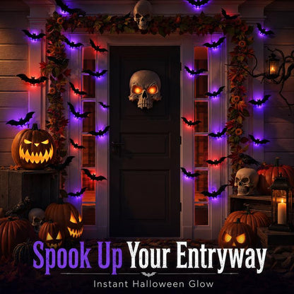 🦇Halloween 3D Bat LED Wall Light Decor