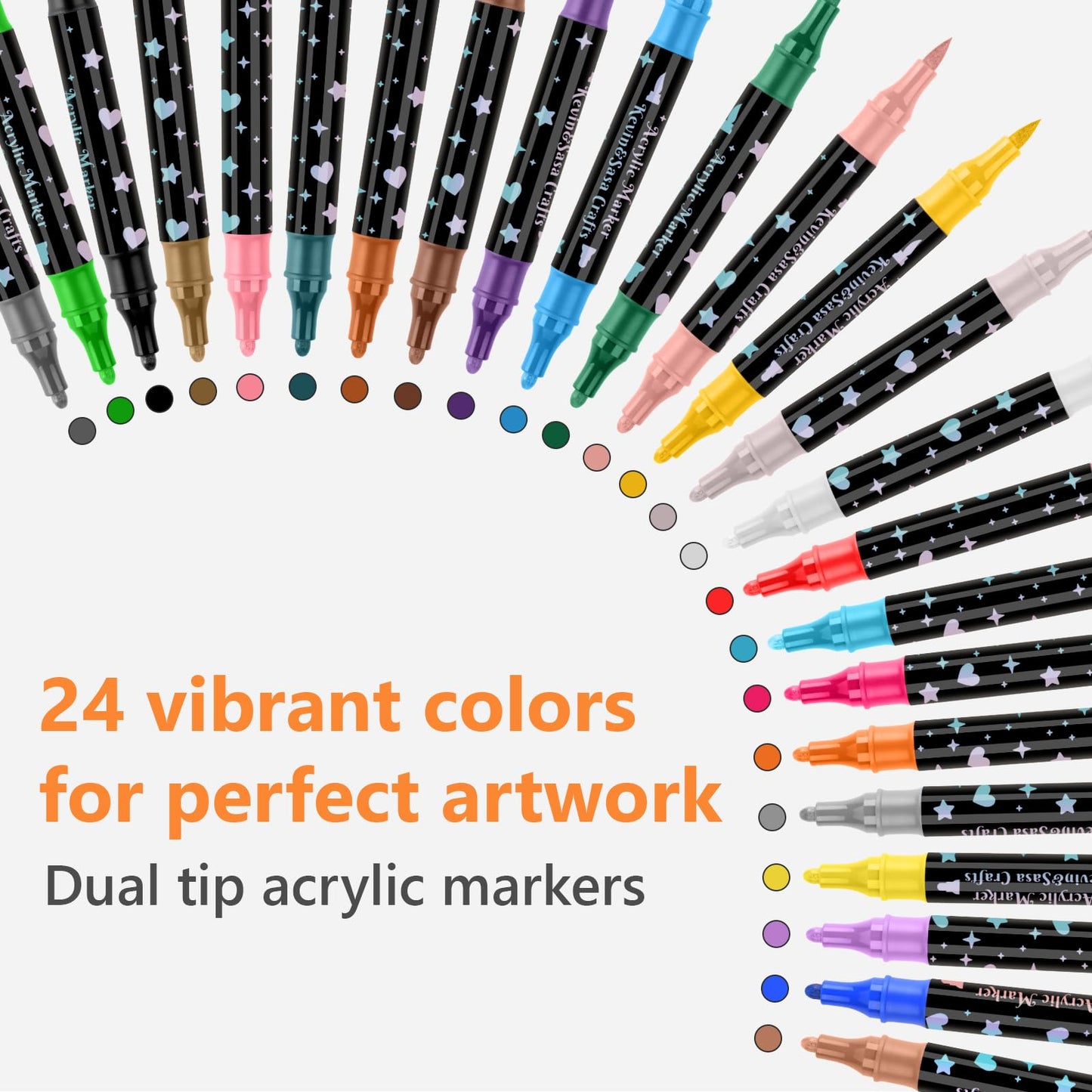 ⏳Last Day-50% Off✨🌈Dual-Tip Glitter Marker Pen