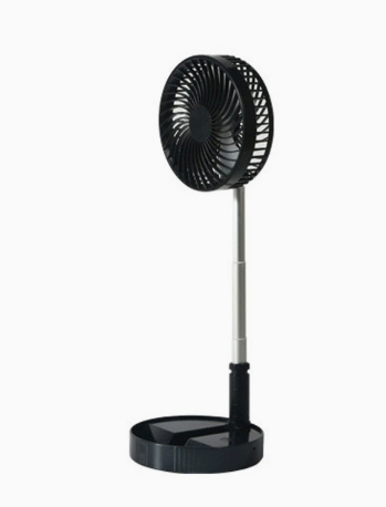 🌀  NOW! 🔋 Telescopic Folding USB Charging Fan – Adjustable height, quiet operation & portable – perfect for desk, travel or outdoor use 💨