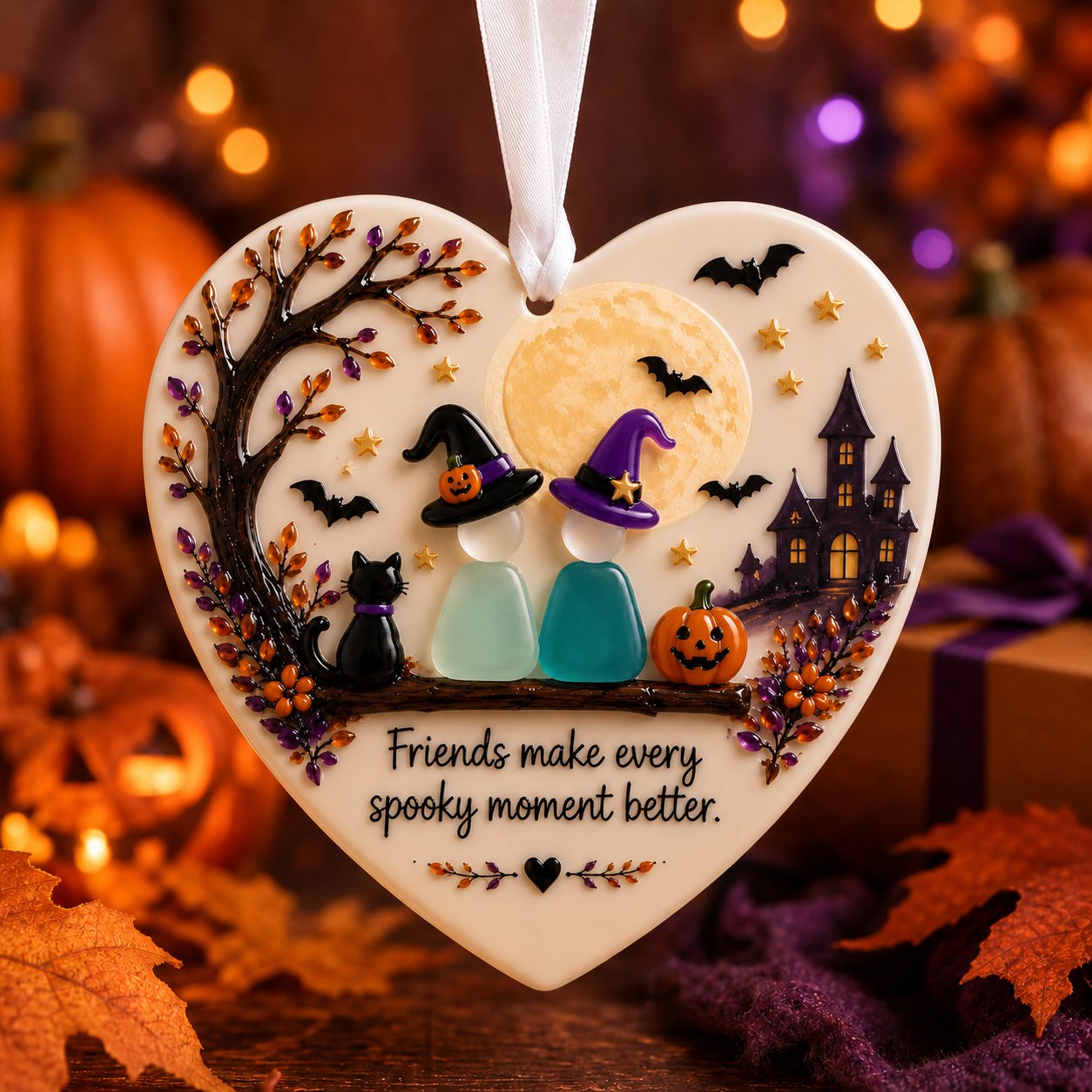 🥳 Halloween HOT SALE👻🕷️50K+ SOLD! 🎁50% OFF!🎃 Halloween Friendship Ornament