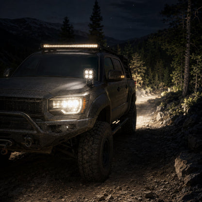🏕️ Motorized Remote Control Laser LED Searchlight