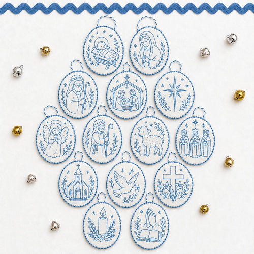 ⏳ Last Day 49% OFF – 🧵Beginner-Friendly DIY Heirloom Oval Embroidery Ornament Kit Collection | Complete Kit with All Tools & Step-by-Step Guide Included 💕