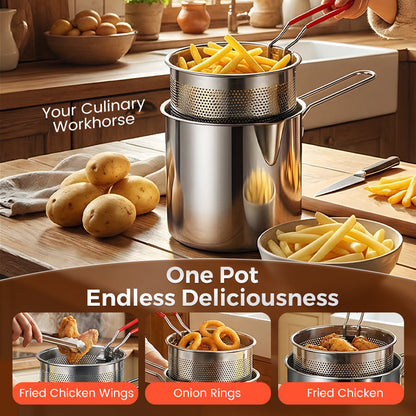 🔥LAST DAY SALE 54% OFF🎁304 Stainless Steel Multifuntional Fryer