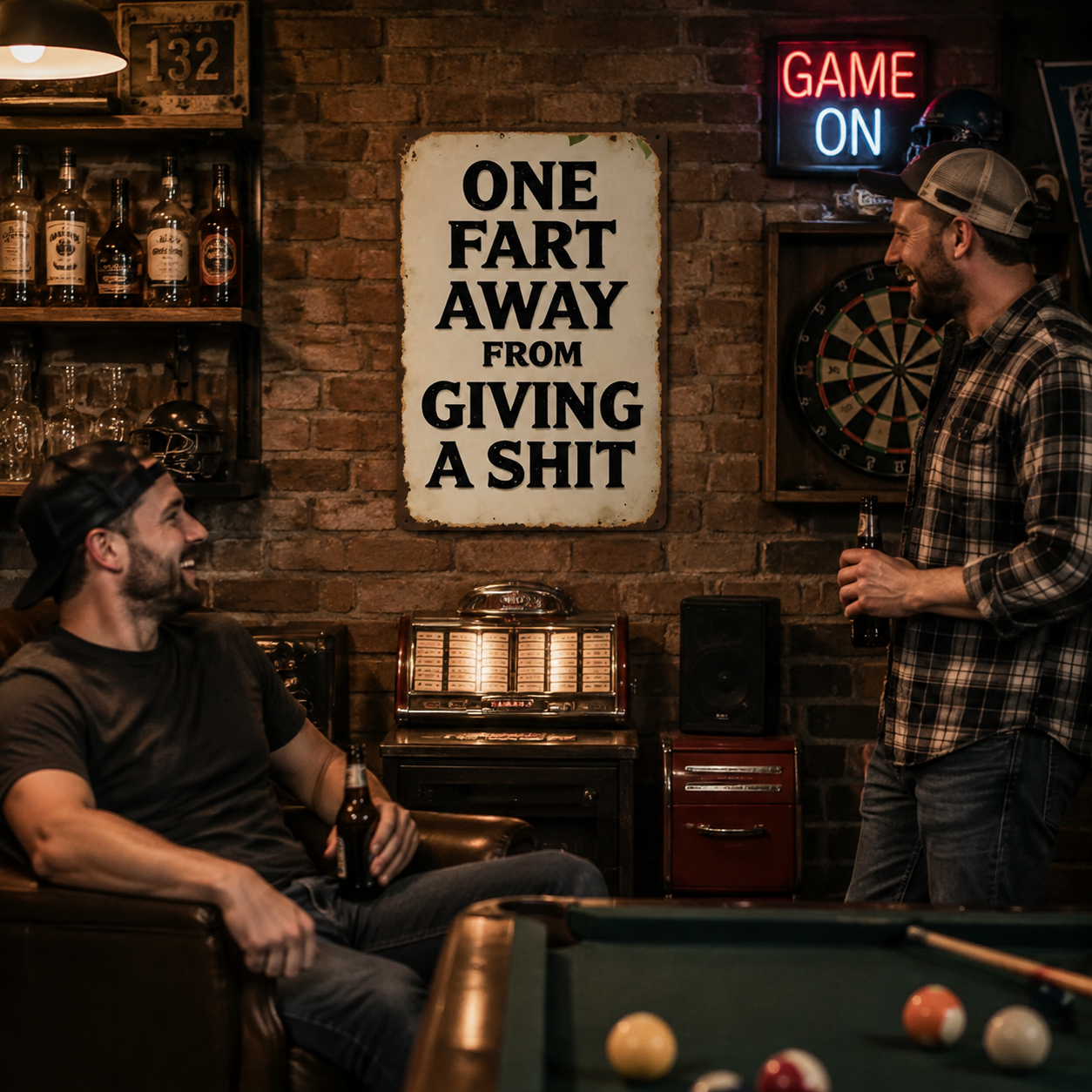 🛠 Sarcastic Vintage Metal Wall Sign — Bring Hilarious Personality to Your Garage & Bar! ✨🛠️