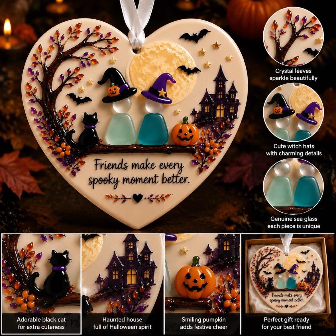 🥳 Halloween HOT SALE👻🕷️50K+ SOLD! 🎁50% OFF!🎃 Halloween Friendship Ornament