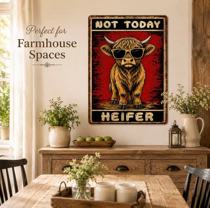 Funny highland cow farmhouse wall decor🐂