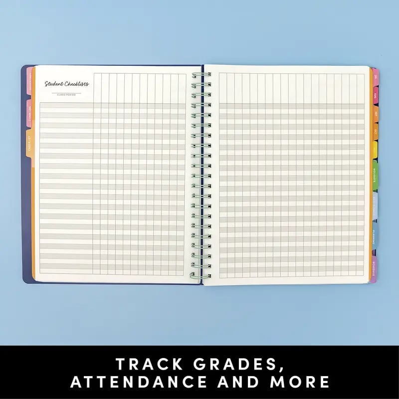 📕Your All-in-One 2026–2027 Teacher Planner ✨Weekly & Monthly Academic Planner & Calendar (from July 2026 to June 2027)