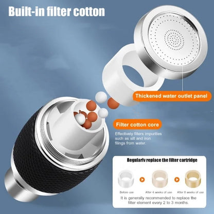🔥Splash proof booster swivel kitchen filter tap