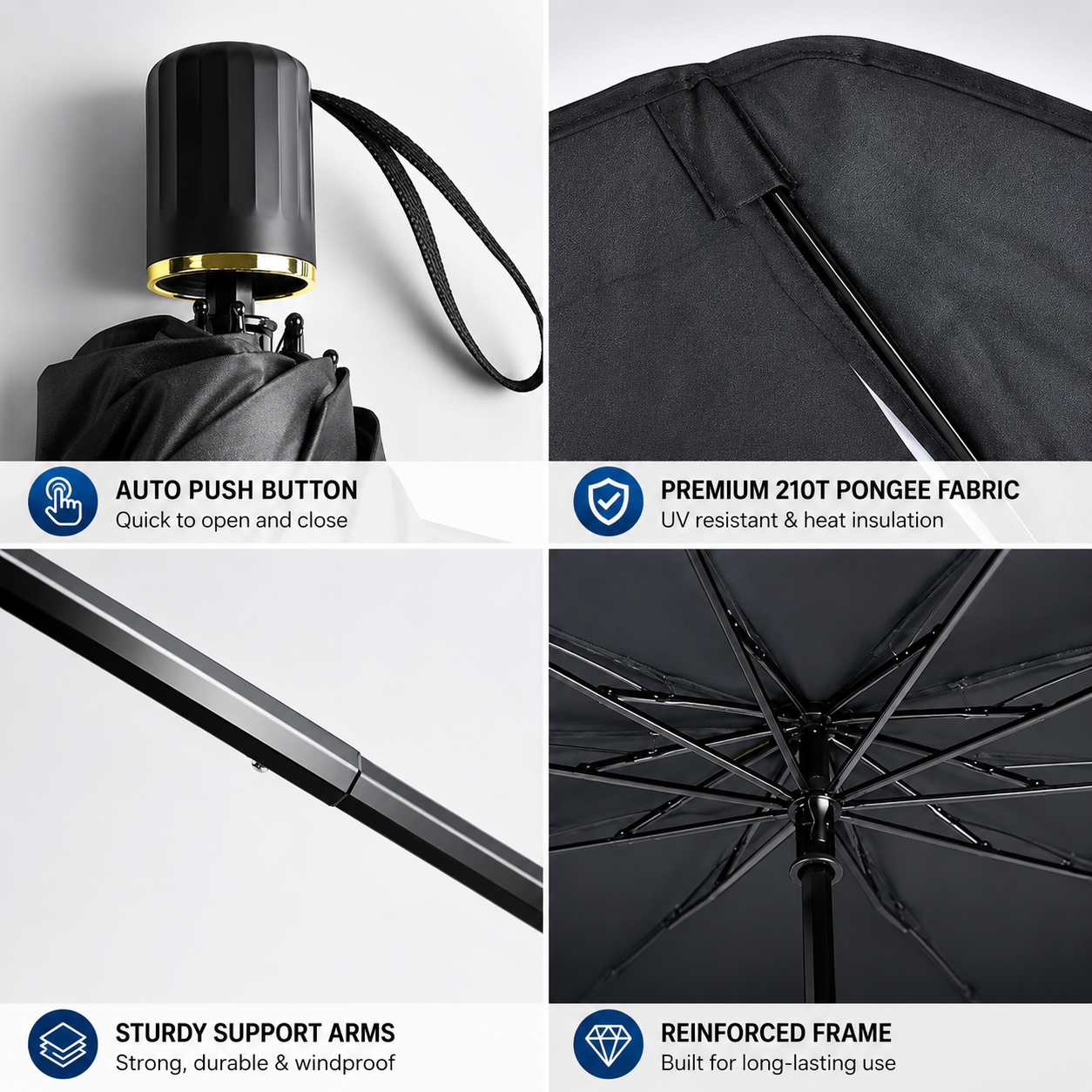 ☀️Summer Hot Sale 49% OFF !🚗 Foldable Car Window Sunshade – Blocks UV rays and heat – Protects the dashboard and interior 🛡️