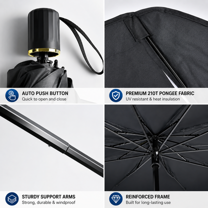 ☀️Summer Hot Sale 49% OFF !🚗 Foldable Car Window Sunshade – Blocks UV rays and heat – Protects the dashboard and interior 🛡️