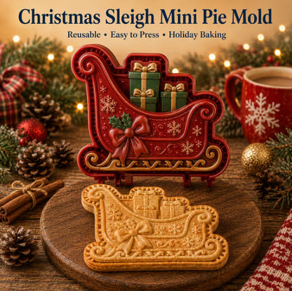 ⏳ Last Day 48% OFF – 🎄Christmas Mini Pie Mold Collection | Reusable Embossed Molds for Shaping Detailed Santa, Snowman, Reindeer, Tree & Holiday Pies 🥧✨