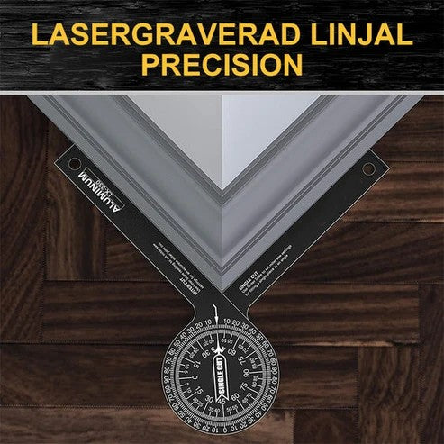 📐 Perfect Mitre Joints Every Time – 7" Aluminium Angle Finder for Mitre Saws. No More Guesswork. UK Stock