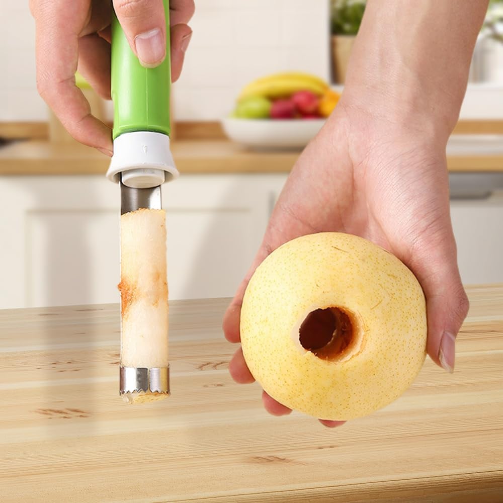 2-in-1 Stainless Steel Fruit Corer & Vegetable Peeler