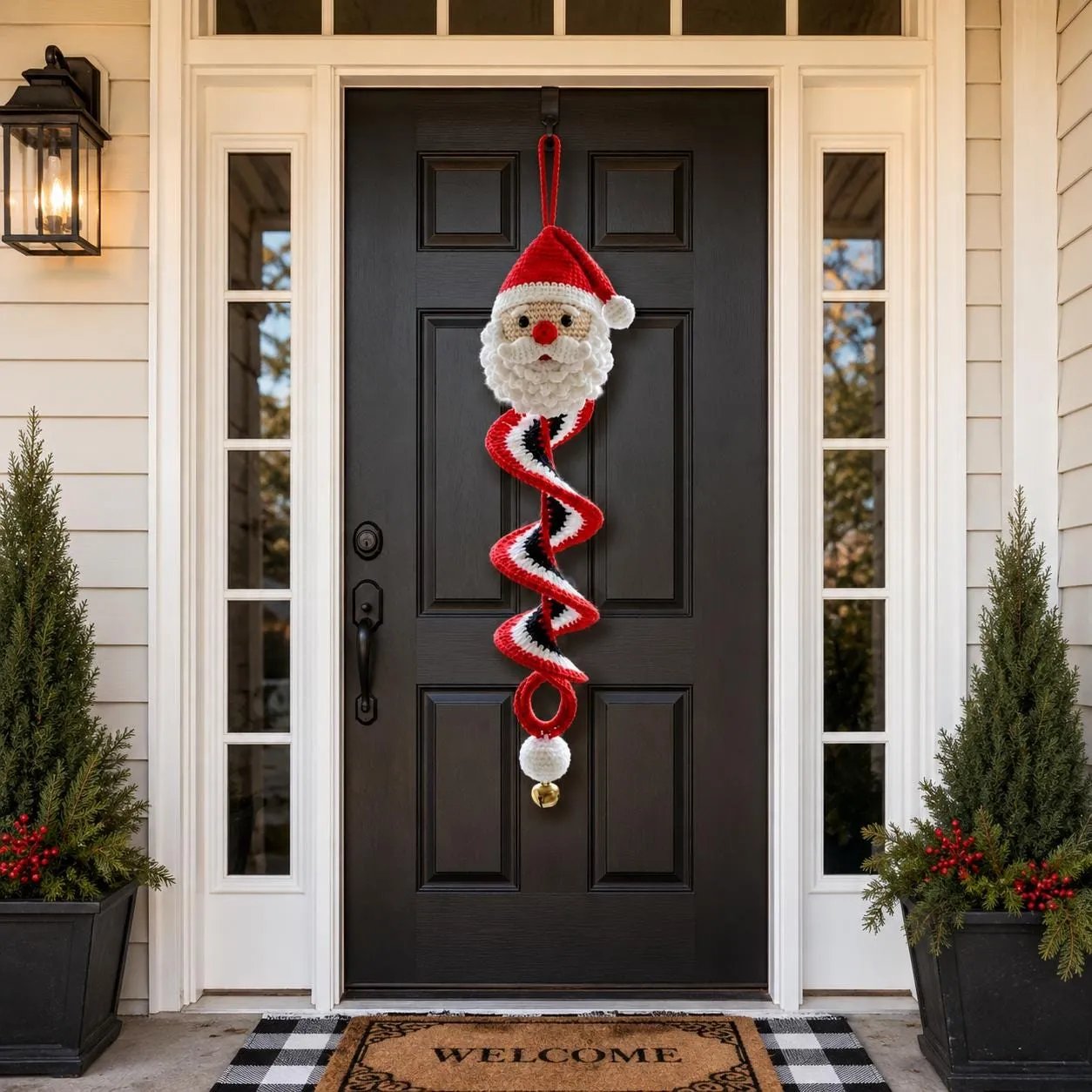 🔥HOT SALE 49% OFF☃️Crochet Snowman Spiral Ornament DIY Kit | Complete Beginner-Friendly Set with Soft Yarn, Crochet Hook, Festive Beads, Snowflakes & Step-by-Step Guide 🧶🎄✨