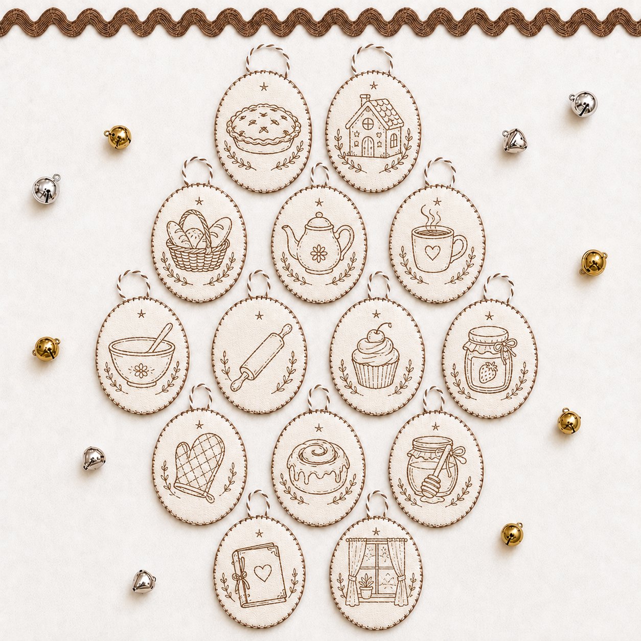 ⏳ Last Day 49% OFF – 🧵Beginner-Friendly DIY Heirloom Oval Embroidery Ornament Kit Collection | Complete Kit with All Tools & Step-by-Step Guide Included 💕