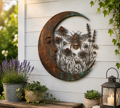 Dragonfly Moon Wall Decor