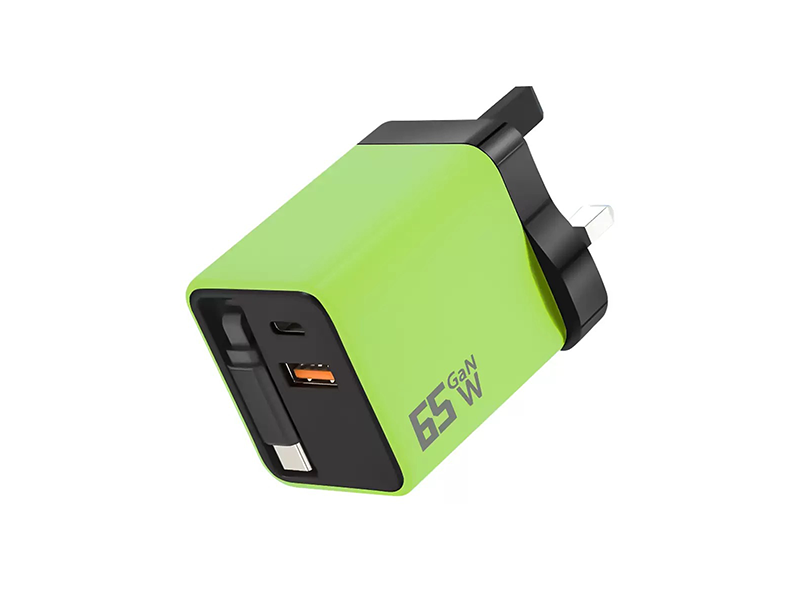 🔥HOT SALE 50% OFF🎁65W Fast Charging Phone Charger Block with Retractable 80cm Type-C Cable