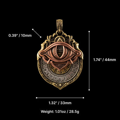 👁️‍🗨️Handmade Tarot Vision Pendant: Connect to Cosmic Wisdom Anytime(✨Comes with instruction manual)