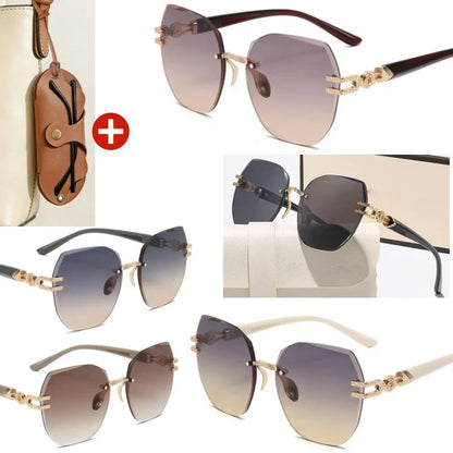 ⏳Time-Limited Special 49％ OFF!⏰Statement Rimless Sunglasses