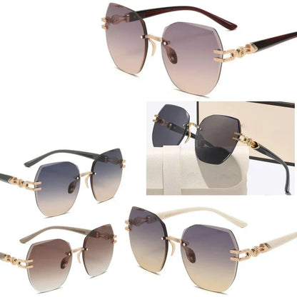 ⏳Time-Limited Special 49％ OFF!⏰Statement Rimless Sunglasses