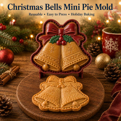 ⏳ Last Day 48% OFF – 🎄Christmas Mini Pie Mold Collection | Reusable Embossed Molds for Shaping Detailed Santa, Snowman, Reindeer, Tree & Holiday Pies 🥧✨
